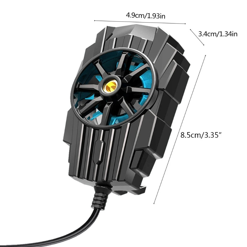 Mini Portable Mobile Phone Cooler Semiconductor Radiator Cooling Fan Silent Bracket for Smartphones