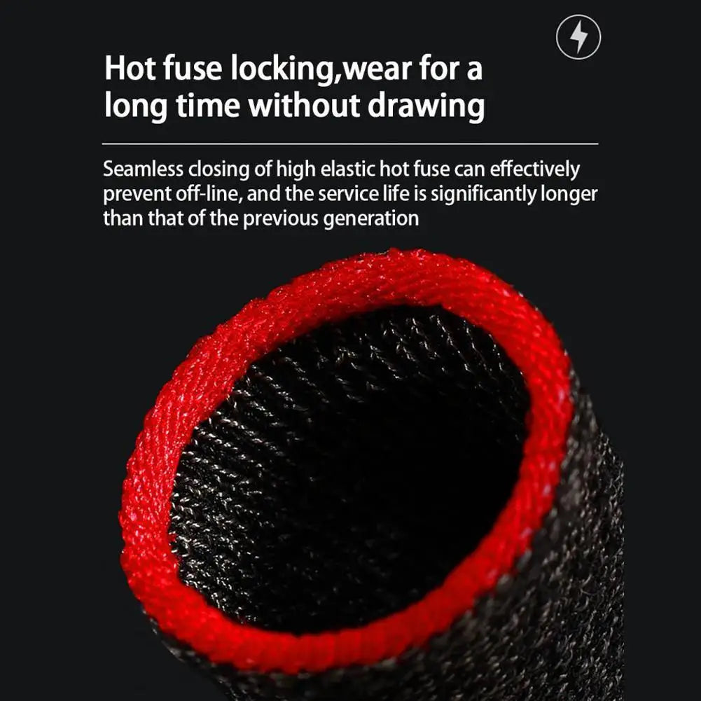 Gaming Finger Sleeve For Mobile Game Fingertips Cover Sweatproof Anti-slip Touch Screen Fingertip Thumb Finger Gloves