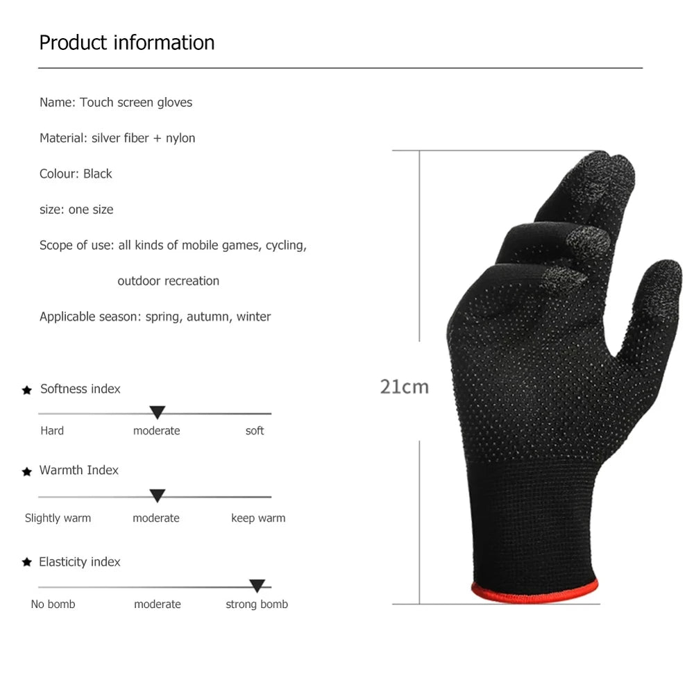 Sensitive Touch Finger Sleeve Game Controller Gaming Finger Gloves Game Finger Cover Fingertip Gloves Gaming Thumb Sleeve