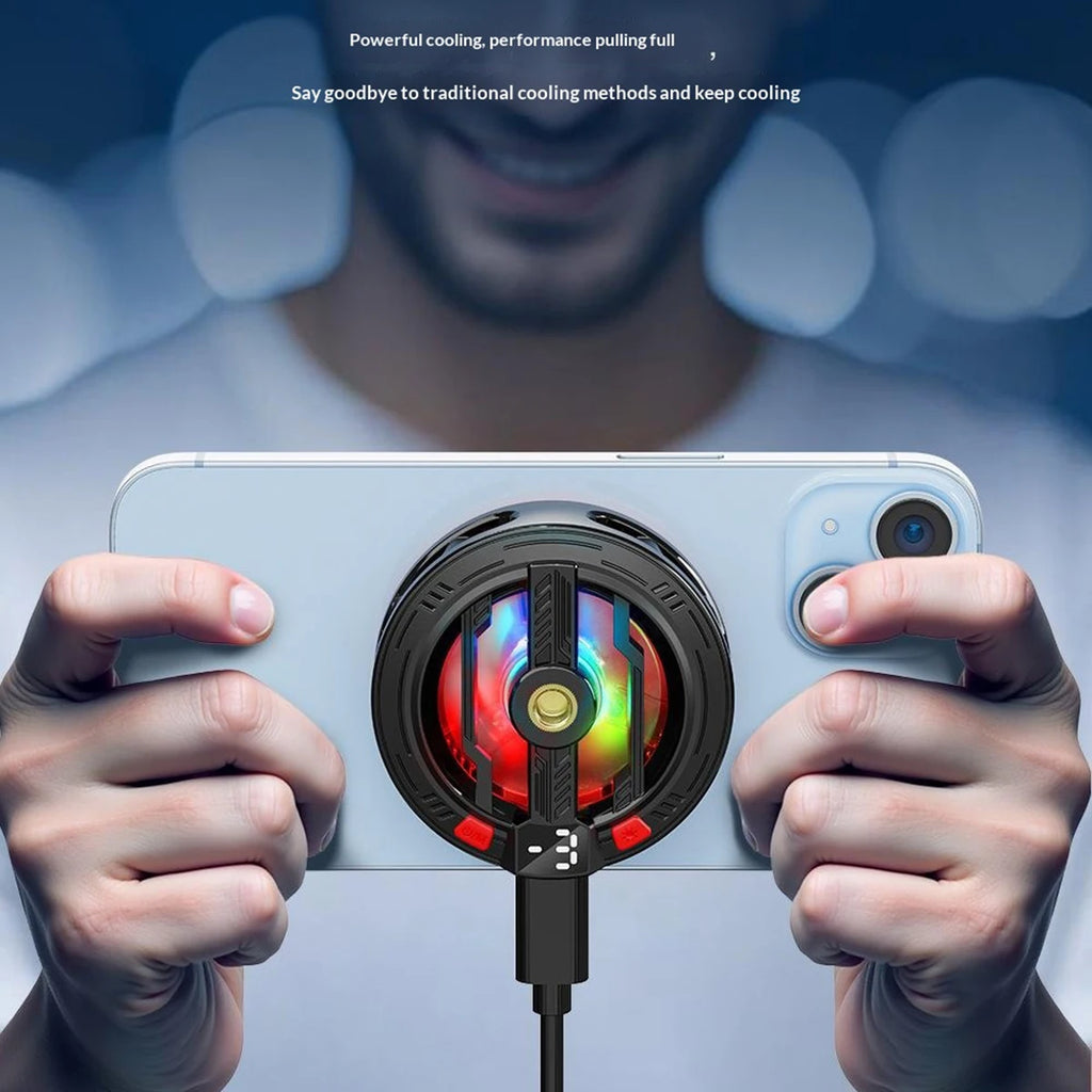 12W Magnetic Phone Cooler Strong Cooling TEC Semiconductor Mobile Phone Radiator  Gaming Heat Cooler Fan Clip-On Mobile Radiator