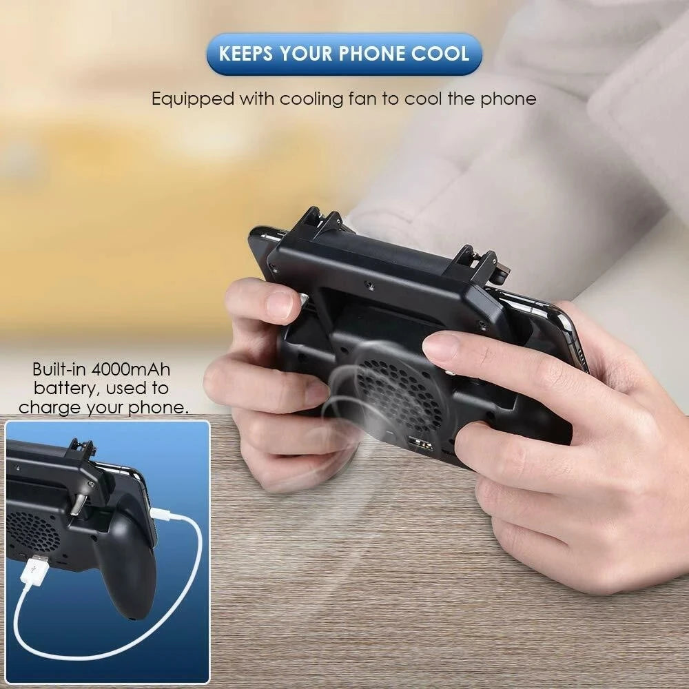 Mobile Pubg Trigger Gamepad Controller For iPhone Android Cell Phone Control Smartphone Free Fire Game Pad Gaming Joystick Mando
