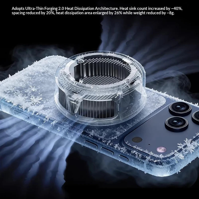 New Black Shark 6 Pro Magnetic Semiconductor Cooling Mobile Phone Gaming Cooling for  iPhone 17 Delta King Gifts