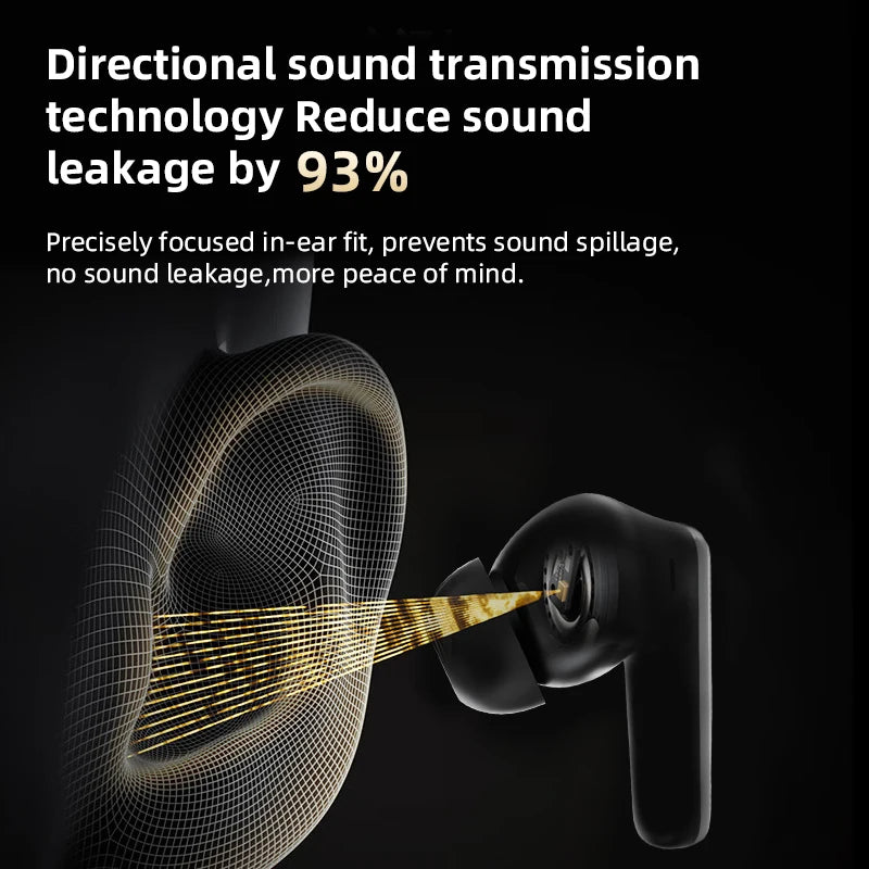 Wireless Headphones In-Ear Earbuds Design Anc Noise Reduction Hifi Sound Quality Ultra-Long Battery Life Wireless5.4 Low Latency