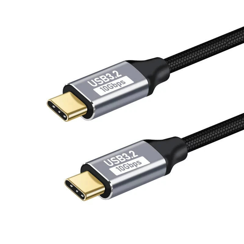 100W PD Fast Charging Cable 5A Type USB C 3.1 Gen 2 Male to Female Extension Cord 90 Angle 10Gbps USB C Extender Data Cables