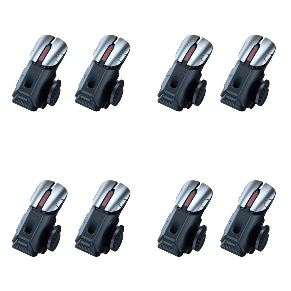 1-6Pairs 6-Finger Mobile Game Trigger for PUBG Phone Game Controller Gamepad Joystick G21 Aim Shooting Triggers Alloy Key Button