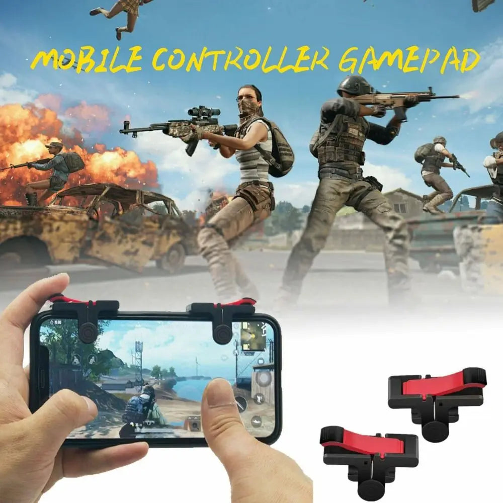 1 Pair New Portable Gaming Trigger Mobile Phone Game PUBG Mobile Controller L1 R1 Trigger For Aiming Fire Button Shooter