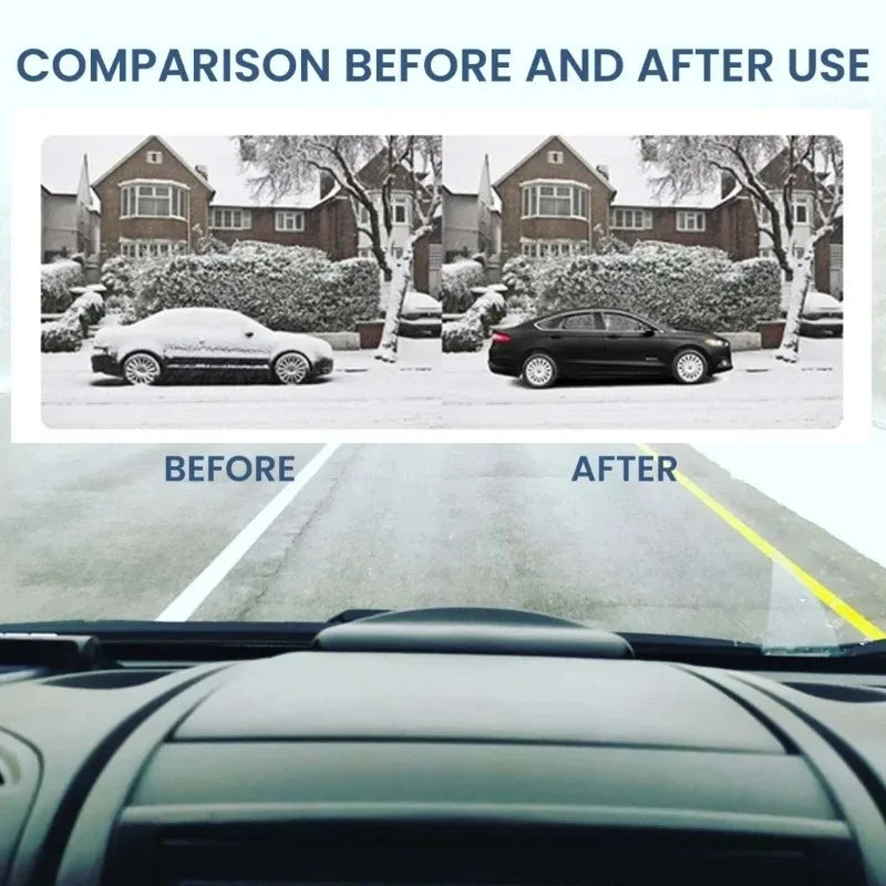 Effective Anti Ice & Snow Windshield Device Portable Window Protector Maintain Clear View While Driving Durable