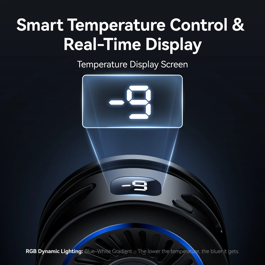 TELESIN Magnetic Mobile Phone Radiator Pro Cooler Fan HeatSink For Mobile phones Tablets Cooler For Live Streaming Gamming