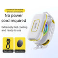 Magnetic Phone Semiconductor Cooler with Rechargeable Battery - 3000mAh Portable Phone Cooler for Gaming & Live Streaming, Clip-