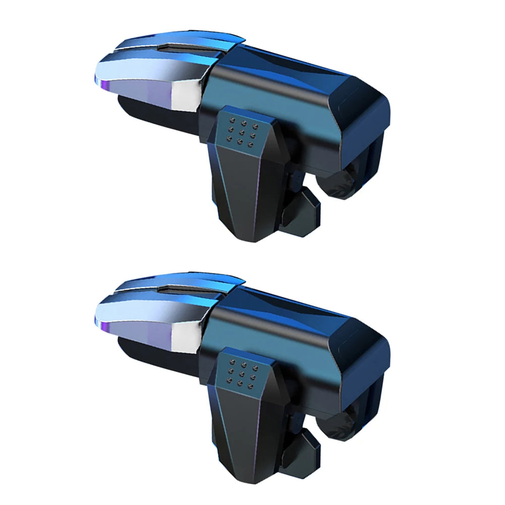 2pcs Mobile Game Trigger For PUBG Phone Gaming 6 Finger Trigger Sensitive Shoot Phone Game Trigger L1R1 Aim Keys Game Controller
