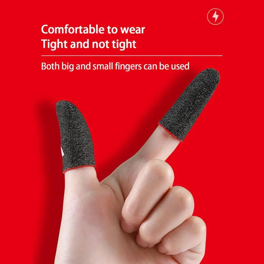 Gaming Finger Sleeve For Mobile Game Fingertips Cover Sweatproof Anti-slip Touch Screen Fingertip Thumb Finger Gloves