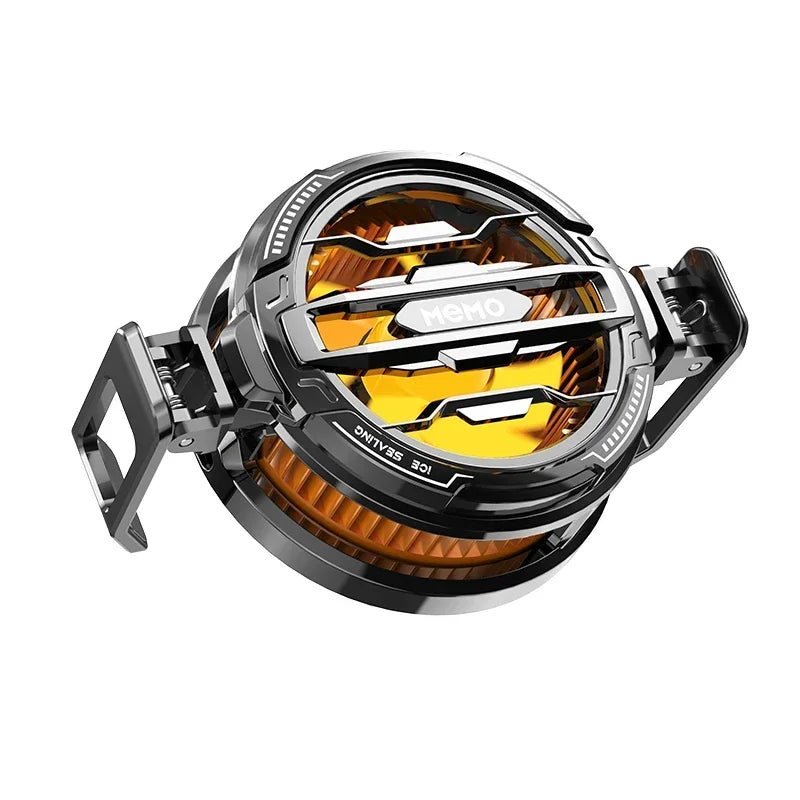 CX07 Cell Phone Cooler Mobile Phone Magnetic Radiator Cooling Fan Streaming Cooler 15W Semiconductor Radiator for Playing Games