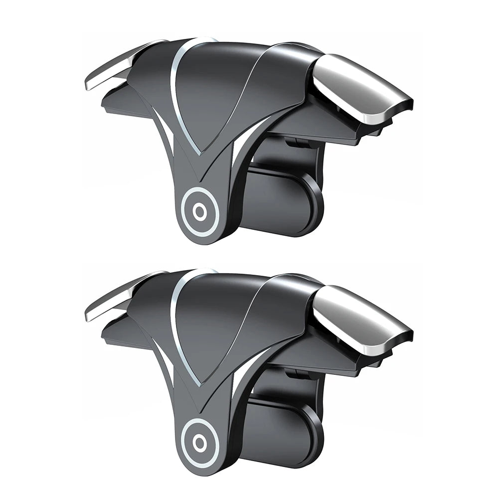 2pcs Mobile Game Trigger For PUBG Phone Gaming 6 Finger Trigger Sensitive Shoot Phone Game Trigger L1R1 Aim Keys Game Controller