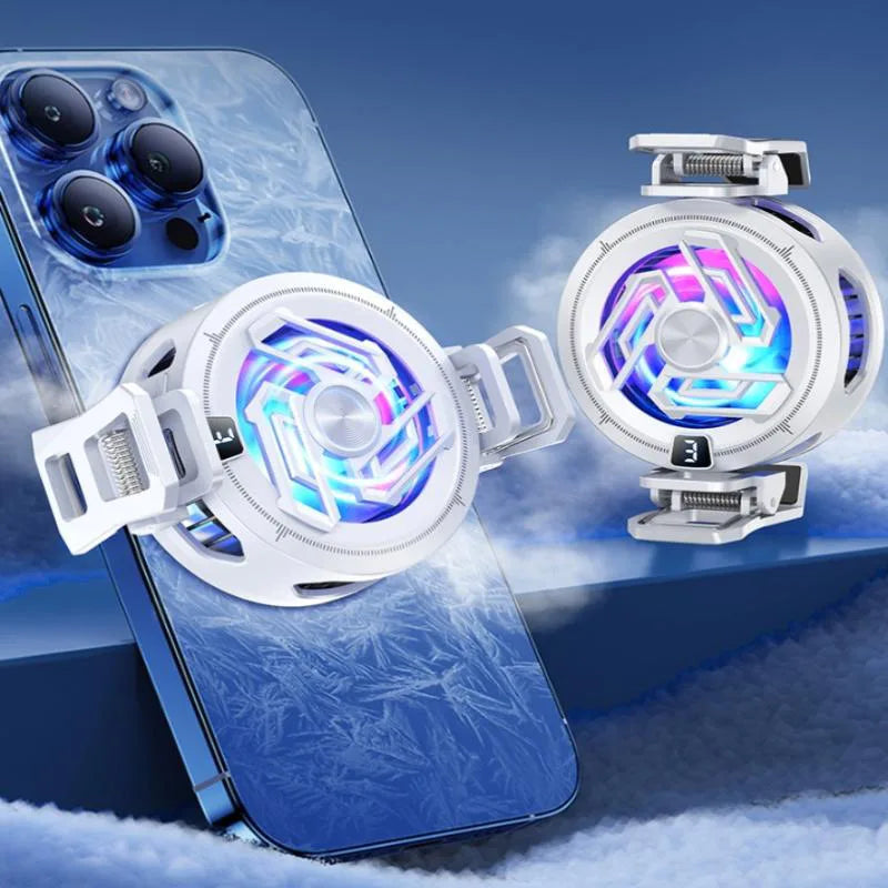 Magnetic Game Cooler Mobile Phone Semiconductor Cooling Fan Radiator 3 Gear Adjustable Cool Heat Sink For Phone Android