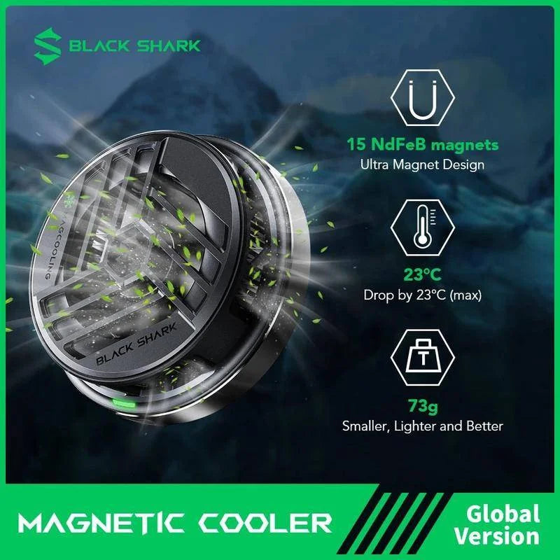 Black Shark MAGNETIC COOLER Ice Cold Back Clip 2 Mobile Cooling Fan Semiconductor cooling radiator