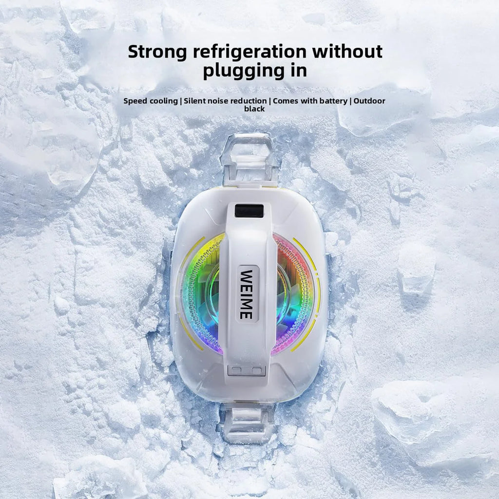 Magnetic Phone Semiconductor Cooler with Rechargeable Battery - 3000mAh Portable Phone Cooler for Gaming & Live Streaming, Clip-