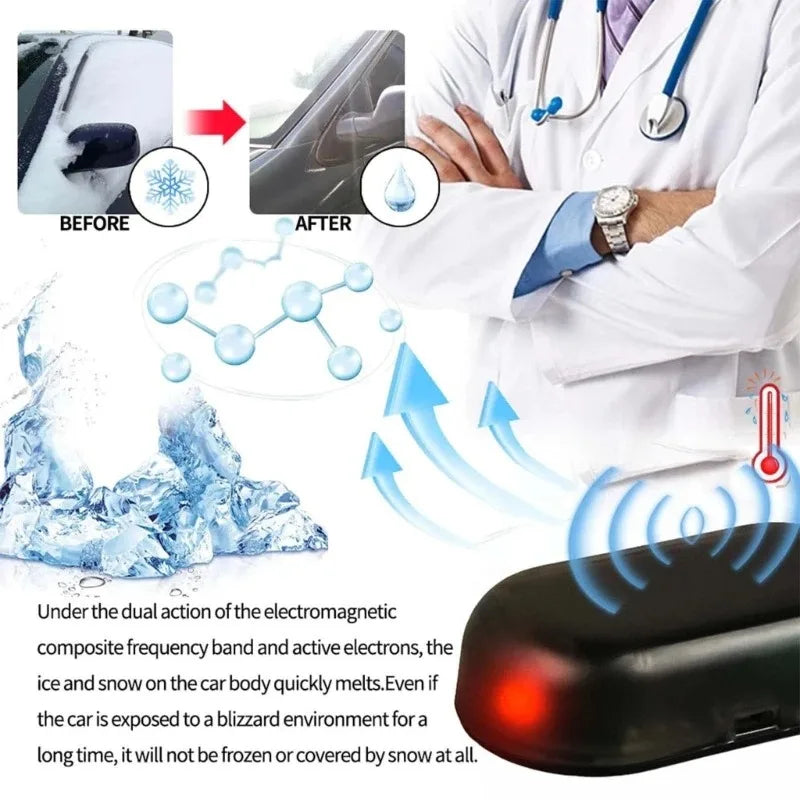Effective Anti Ice & Snow Windshield Device Portable Window Protector Maintain Clear View While Driving Durable