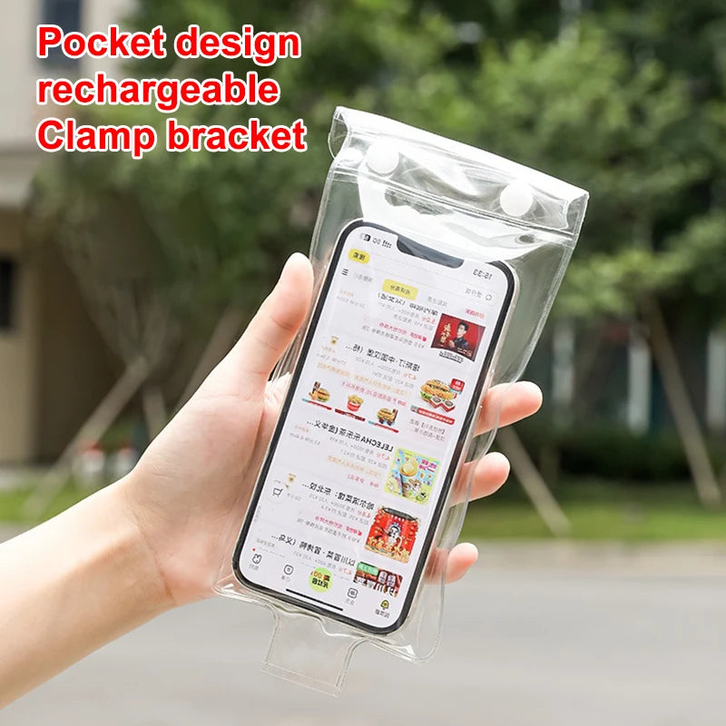 Set of 5 Waterproof Clear Phone Covers Perfect for Biking & Motorcycling With Touchable Screen