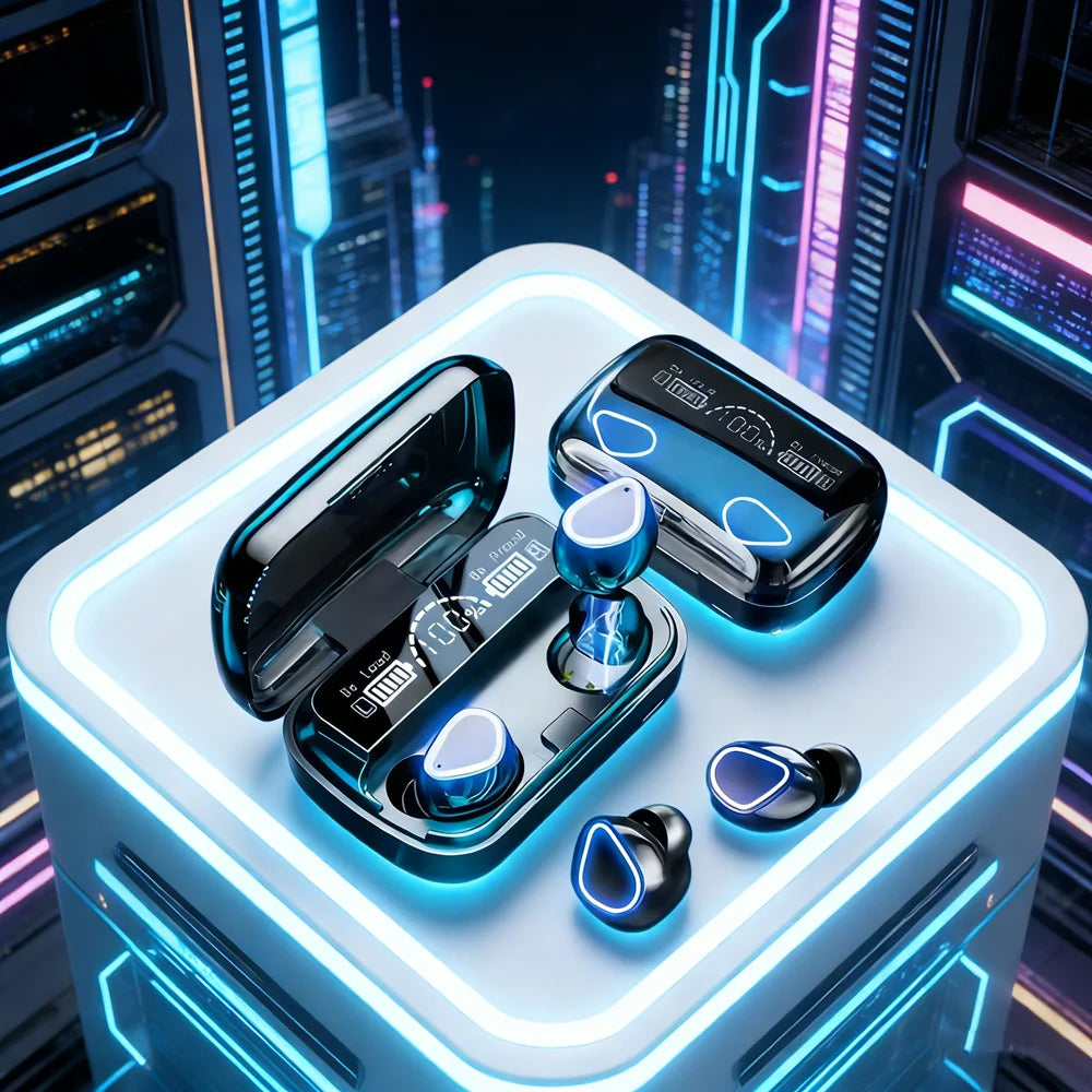 Headphones Bluetooth Wireless Earpods Sports Stereo Noise Canceling Headphone Microphone Speaker Caixa De Som Gamer