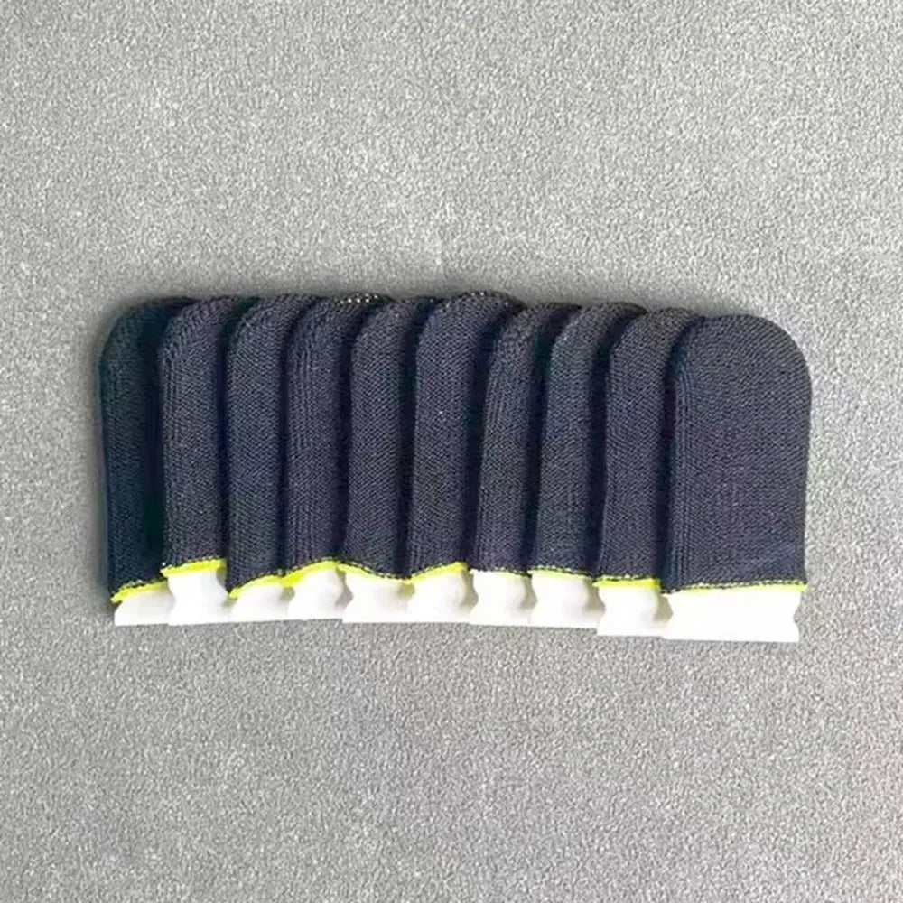Mobile Gaming Finger Sleeves, Breathable Anti-Sweat Fingertips, Highly Sensitive for PUBG & Mobile Games