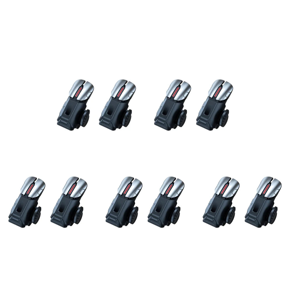 1-6Pairs 6-Finger Mobile Game Trigger for PUBG Phone Game Controller Gamepad Joystick G21 Aim Shooting Triggers Alloy Key Button