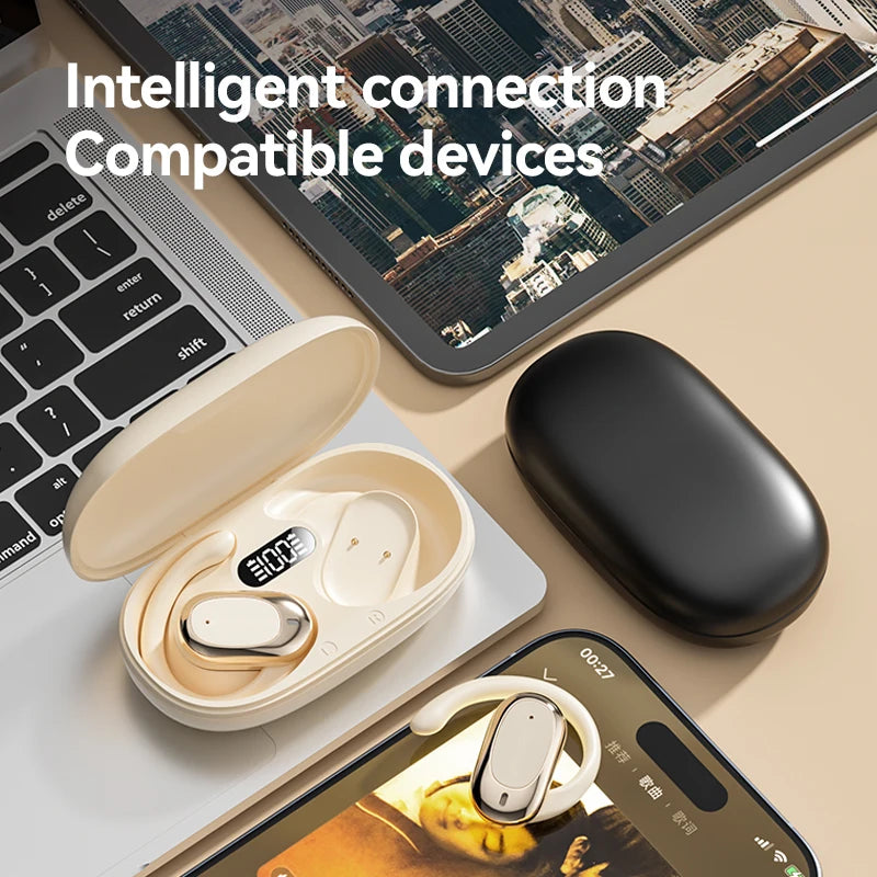 OWS earbuds True wireless headphones Bluetooth 5.49 low latency gaming and sports headphones High-fidelity stereo noise-cancelli