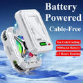 TH10 Semiconductor Phone Cooler Radiator 5000mAh Long-Lasting Ice Cooling Power Adjustable Magnetic & Clip-on for Phone Gaming
