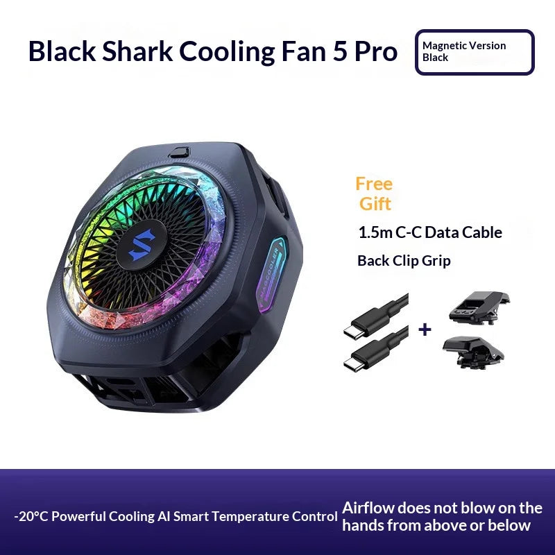 New Black Shark 6 Pro Magnetic Semiconductor Cooling Mobile Phone Gaming Cooling for  iPhone 17 Delta King Gifts