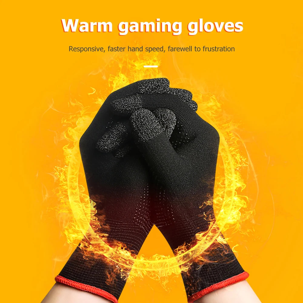 Sensitive Touch Finger Sleeve Game Controller Gaming Finger Gloves Game Finger Cover Fingertip Gloves Gaming Thumb Sleeve