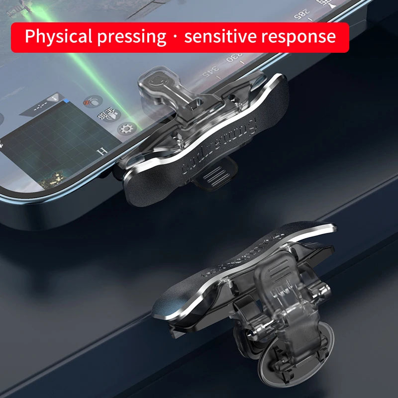 L1 R1 Aim Keys Game Controller X8 Mobile Game Trigger For PUBG Phone Gaming 6 Finger Trigger Sensitive Phone Game Trigger