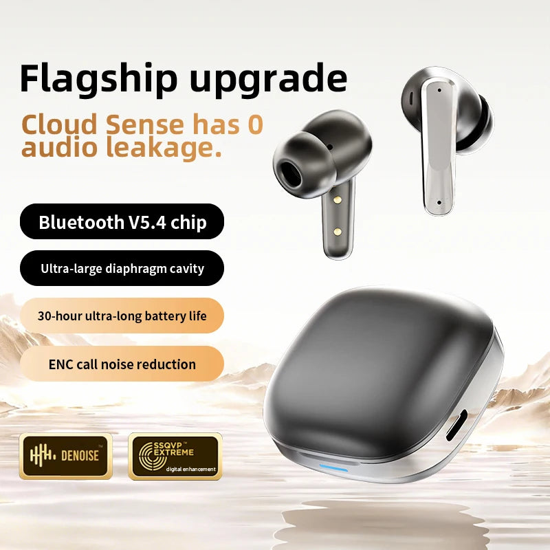Wireless Headphones In-Ear Earbuds Design Anc Noise Reduction Hifi Sound Quality Ultra-Long Battery Life Wireless5.4 Low Latency