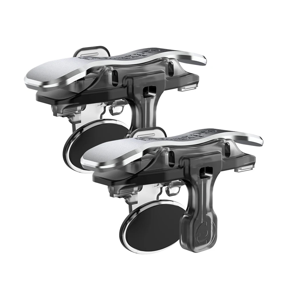 2pcs Mobile Game Trigger For PUBG Phone Gaming 6 Finger Trigger Sensitive Shoot Phone Game Trigger L1R1 Aim Keys Game Controller