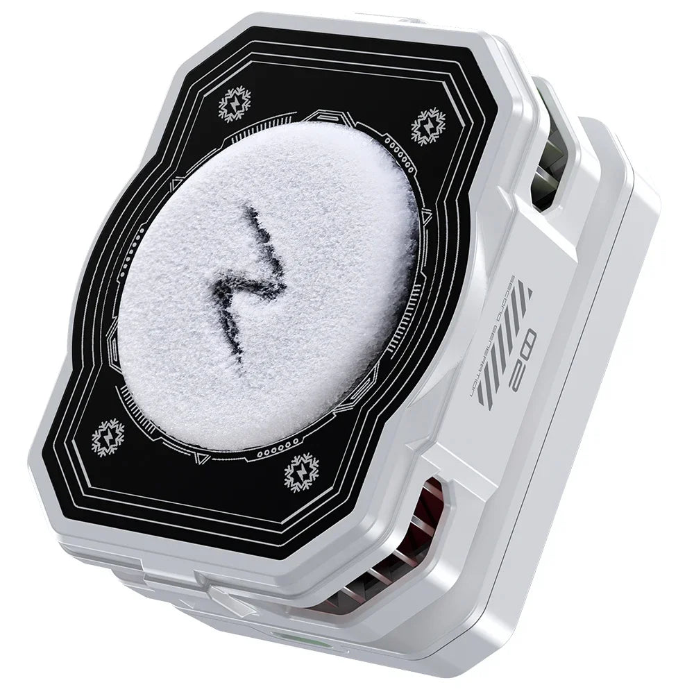 TH10 Semiconductor Phone Cooler Radiator 5000mAh Long-Lasting Ice Cooling Power Adjustable Magnetic & Clip-on for Phone Gaming