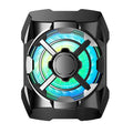 Portable Rechargeable Phone Cooler with Blue Light Wireless Magnetic Mobile Phone Radiator 3 Speeds Adjustable Phone Cooling Fan