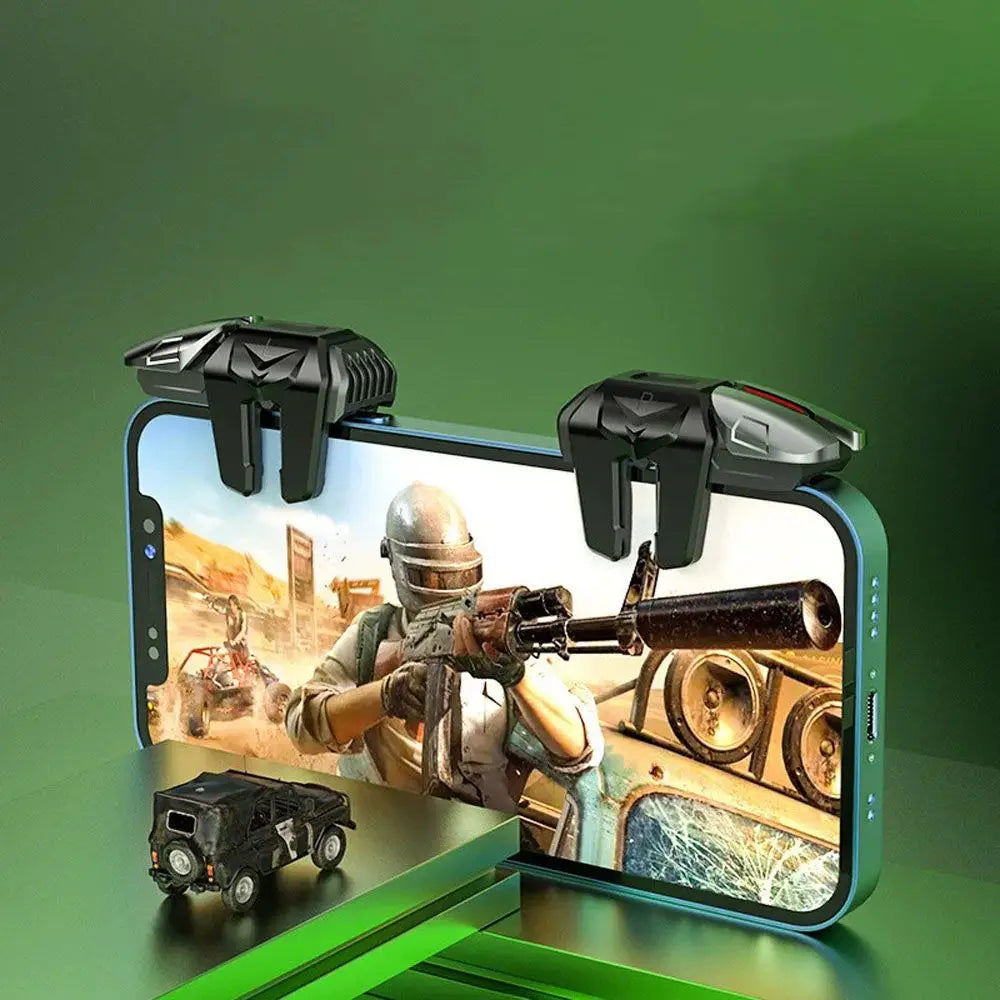 G21 Mobile Phone Game Trigger Gamepad Joystick 6-Finger Aim Shooting L1 R1 Key Button Game Fingertips For PUBG Game Controller