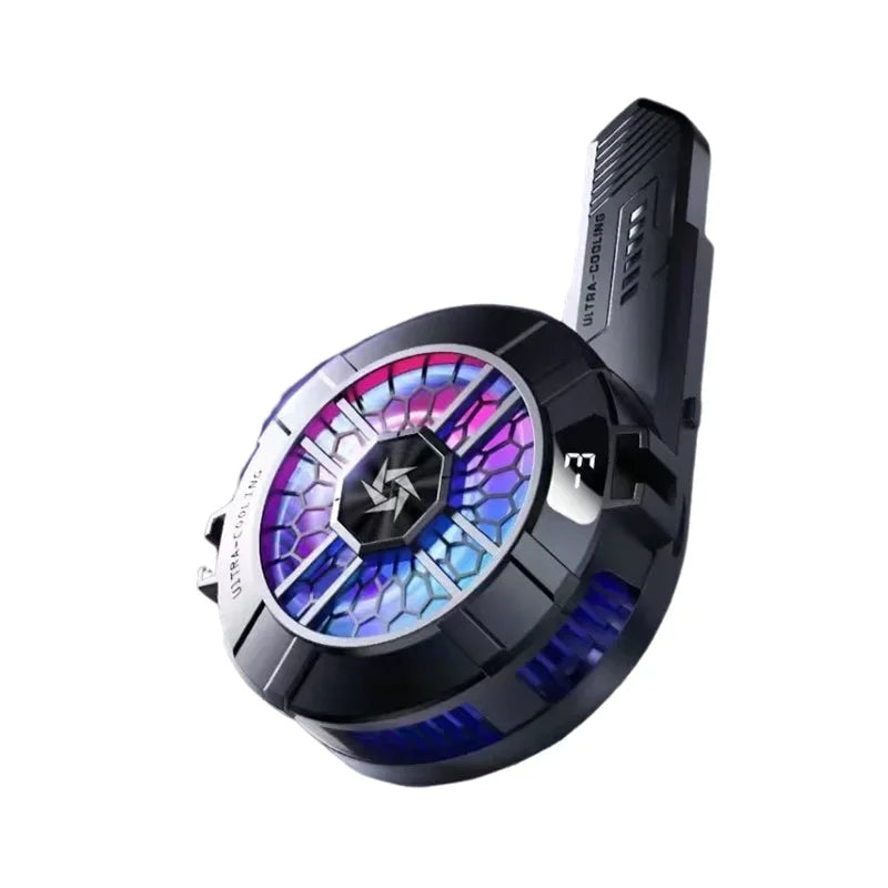 SL33 Mobile Phone Semiconductor Cooler "6"Shaped Semiconductor Cooling Fan Radiator for IOS Android Back-clip Magnetic Heat Sink