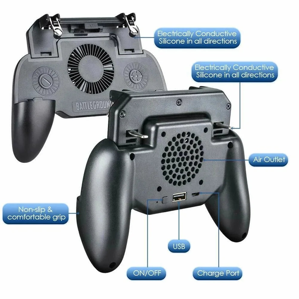 Mobile Pubg Trigger Gamepad Controller For iPhone Android Cell Phone Control Smartphone Free Fire Game Pad Gaming Joystick Mando