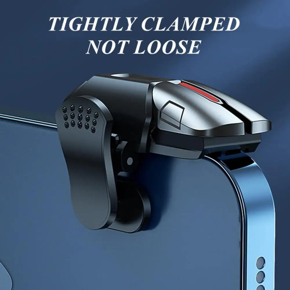 Convenient Mobile Game Triggers Six-finger Linkage Non-slip Game Joysticks Clip Design Mobile Gaming Controller Triggers