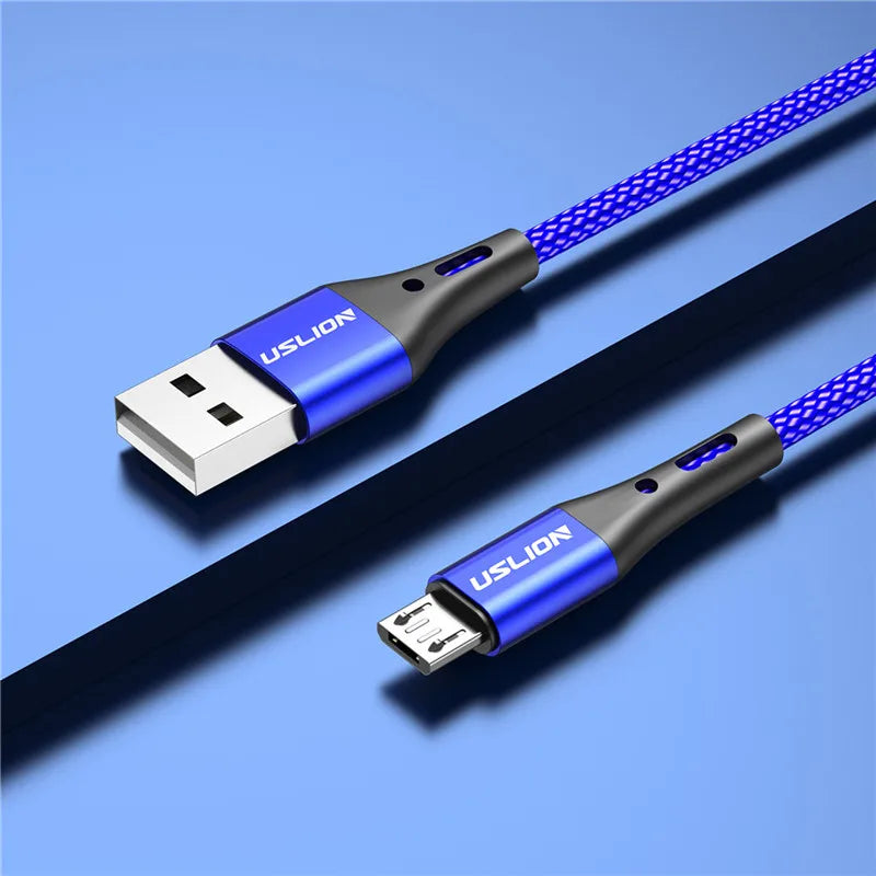 3A 0.5m/1m/2m/3m Fast Charging Data Cable USB to Micro Smart Power off Mobile Phone Charger Accessories for Millet Android