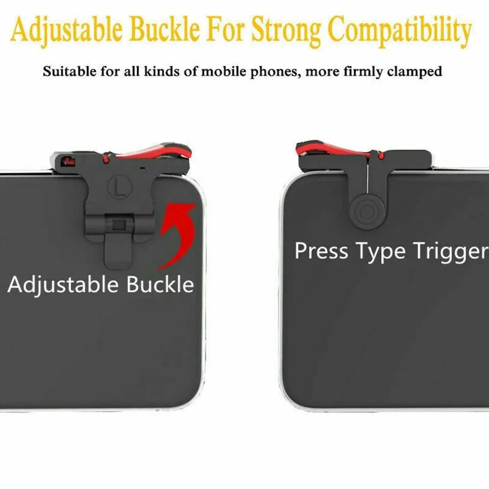 1 Pair New Portable Gaming Trigger Mobile Phone Game PUBG Mobile Controller L1 R1 Trigger For Aiming Fire Button Shooter