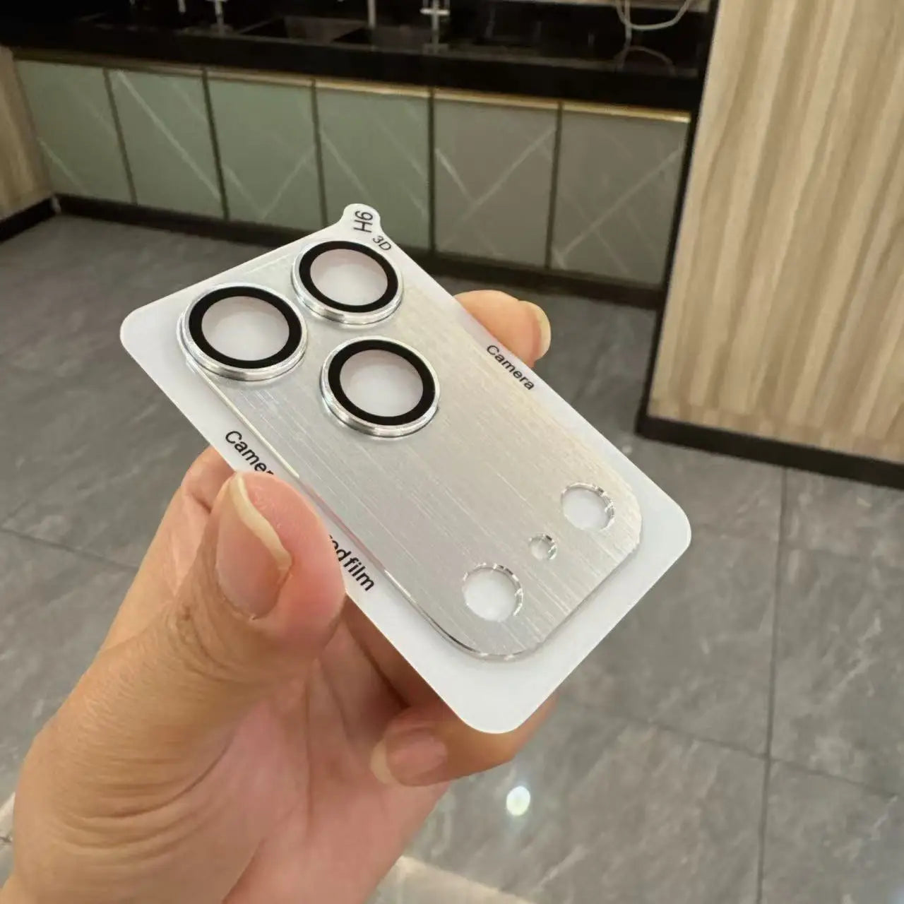 1Set Full Cover Metal Camera Protection Glass For IPhone 17 Pro Max Lens Cover Glass For IPhone 17 Air Lens Metal Ring Film
