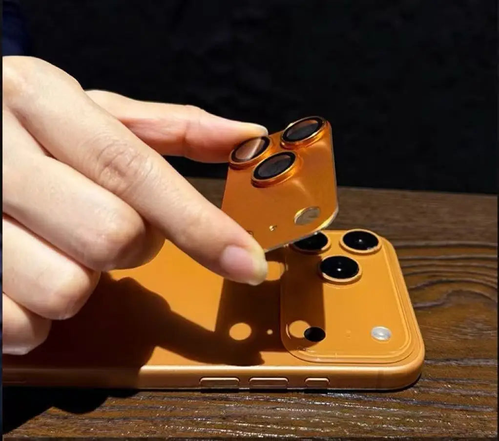 1Set Full Cover Metal Camera Protection Glass For IPhone 17 Pro Max Lens Cover Glass For IPhone 17 Air Lens Metal Ring Film
