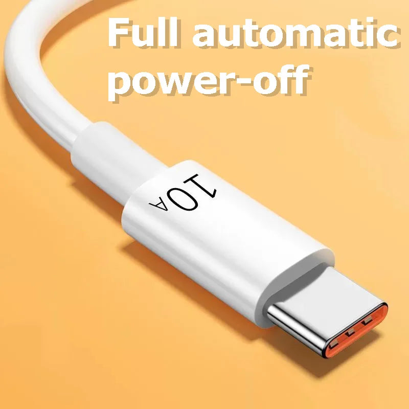 120W 10A USB to Type C Cable 0.3/1M/1.5M/2M Super Fast Charging Cable For Android Huawei P30 Honor Data Cord For Xiaomi Redmi