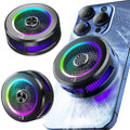 Magnetic & Back-clip Phone Cooler 3 Modes Semiconductor Refrigeration Cooling Phone Radiator for Android Iphone PUBG Game Cooler