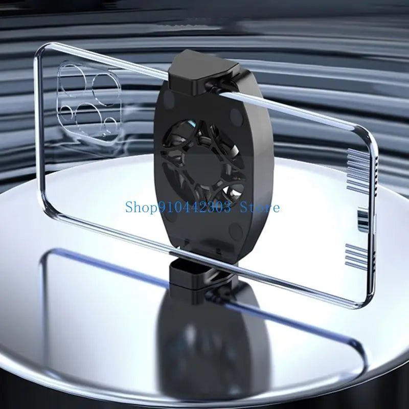 652F USB Powered Cellphone Cooler Fan Cooling Radiator for 4 to 6.7inches Smartphone