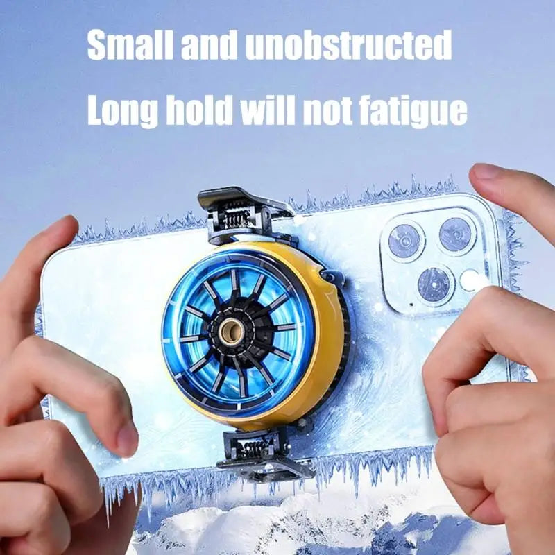 Phone Semiconductor Heatsink Cellphone Coolers ,Cellphone Radiator with LED Light Clip On Smartphone Radiator