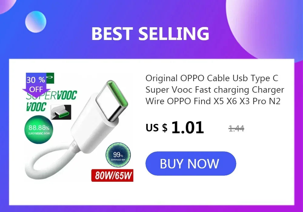 Original OPPO Cable Usb Type C Super Vooc Fast charging Charger Wire OPPO Find X5 X6 X3 Pro N2 Flip Reno10 8 7 6 Pro A77 A78 A98