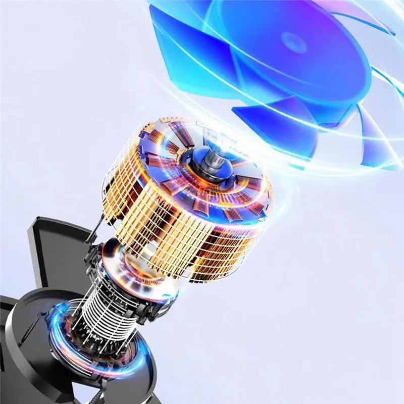 Magnetic Mobile Phone Cooler for Gaming Radiator Low Noise Fast Heat Dissipation Portable Cooling Fan Cooler for Phone-A