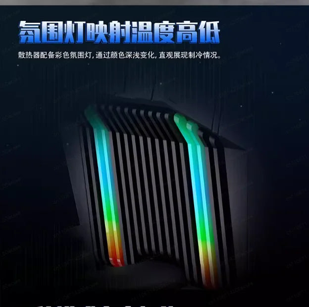 Mobile Phone Radiator Liquid Cooling Cooling System Magnetic Semiconductor Suitable for Mobile Phone Game Live Broadcast