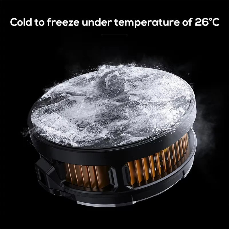 Magnetic Phone Cooler 15W RGB Modes Radiator Cooling For IPhone 15 Pro Android Ipad Genshin Impact Gaming Live Streaming 2 In 1